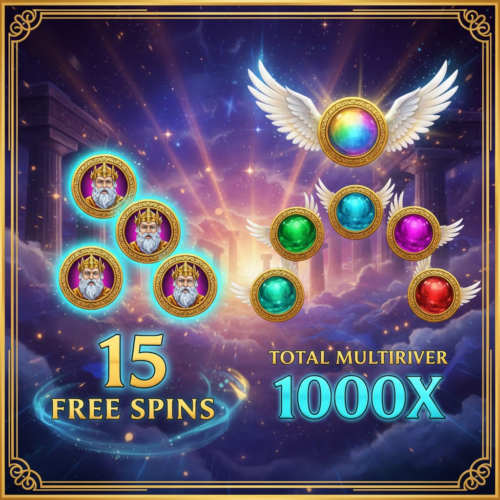 Gates of Olympus 1000 bonus round — free spins en multipliers